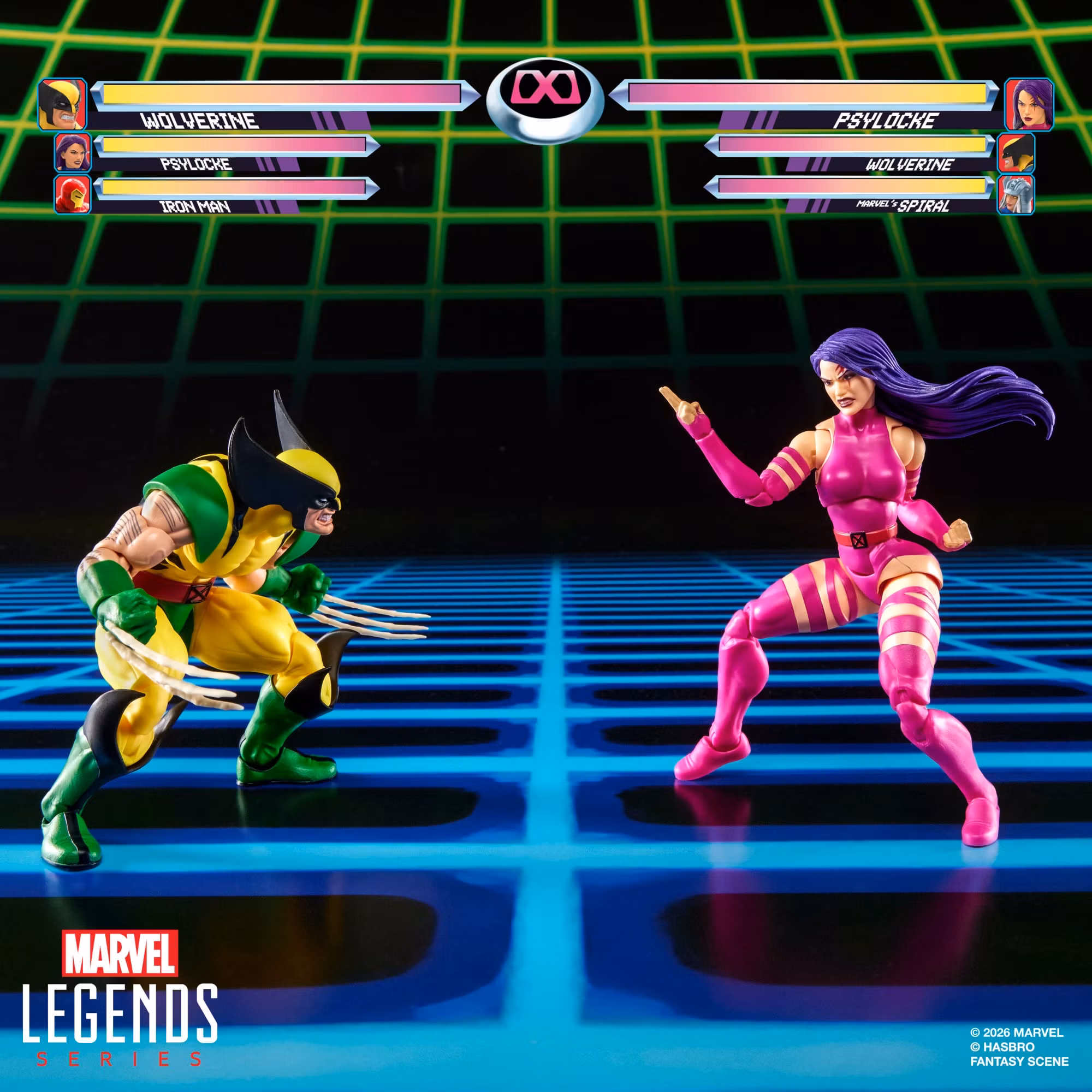 Marvel Legends Gamerverse Wolverine vs. Psylocke Action Figure Two-Pack