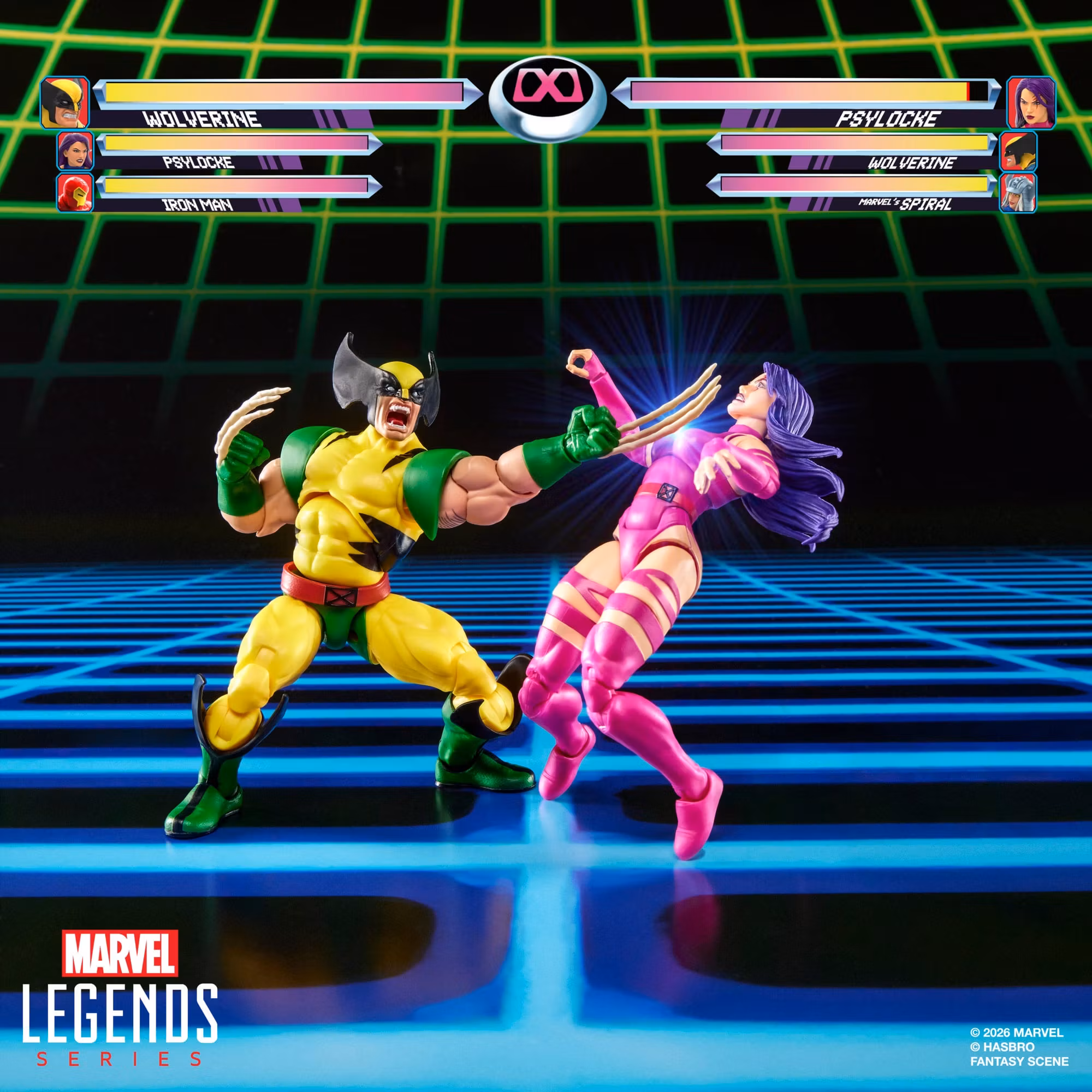 Marvel Legends Gamerverse Wolverine vs. Psylocke Action Figure Two-Pack