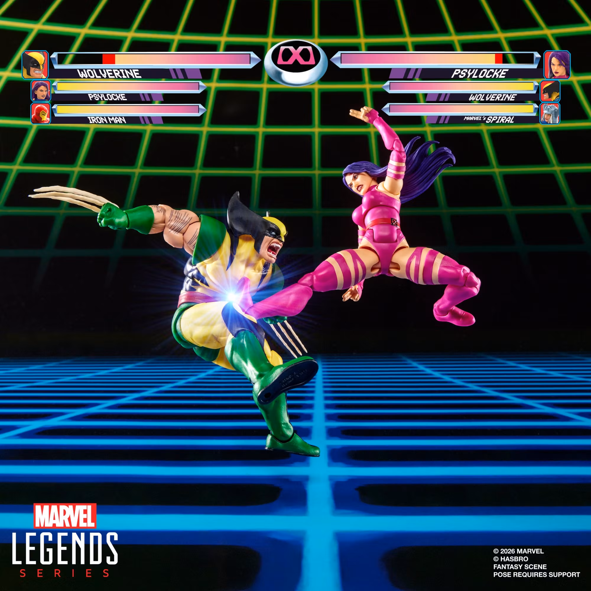 Marvel Legends Gamerverse Wolverine vs. Psylocke Action Figure Two-Pack