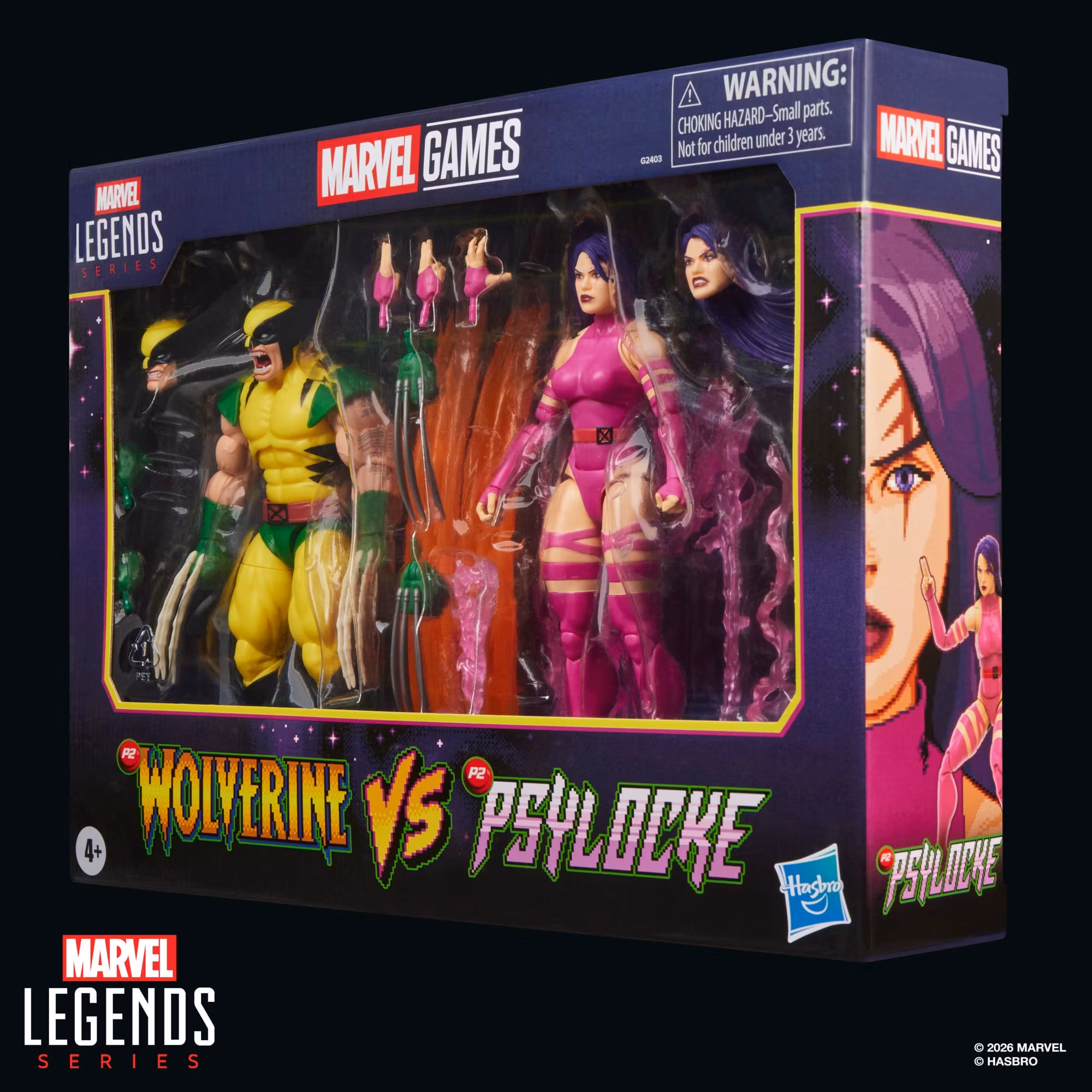 Marvel Legends Gamerverse Wolverine vs. Psylocke Action Figure Two-Pack