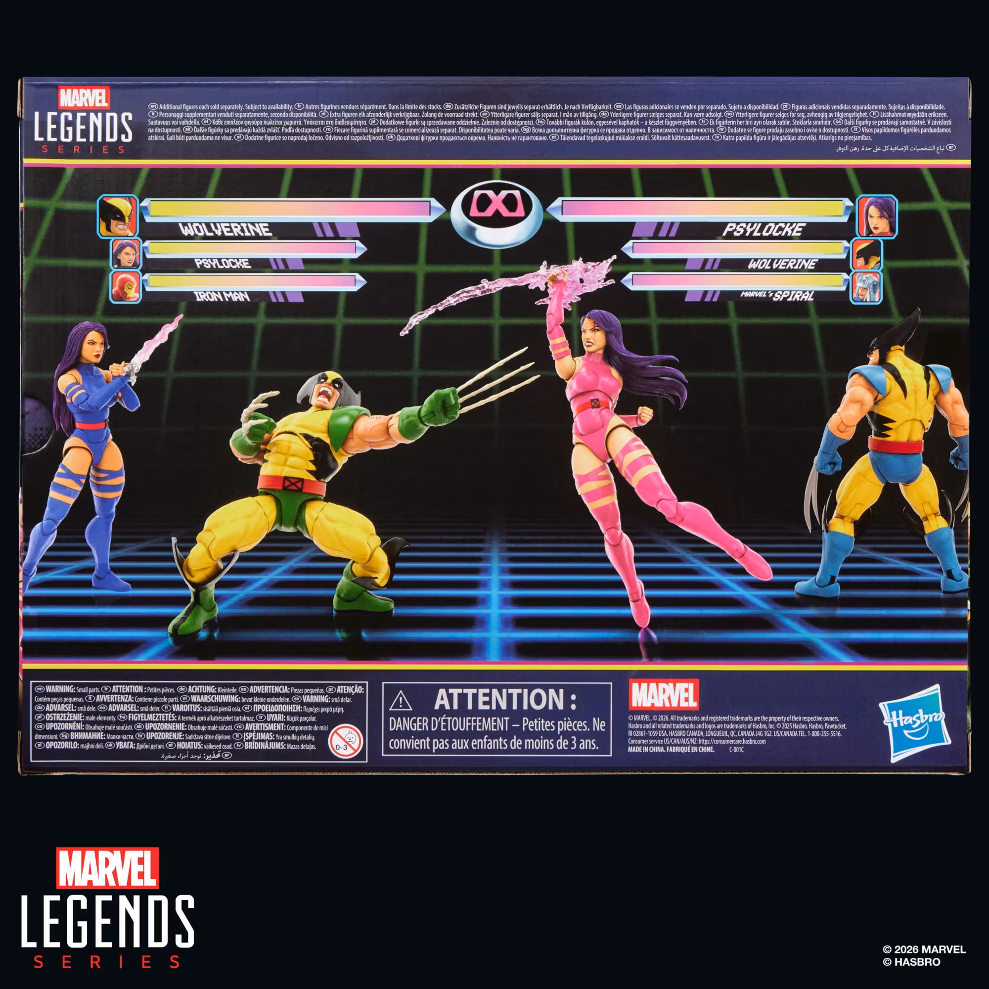 Marvel Legends Gamerverse Wolverine vs. Psylocke Action Figure Two-Pack