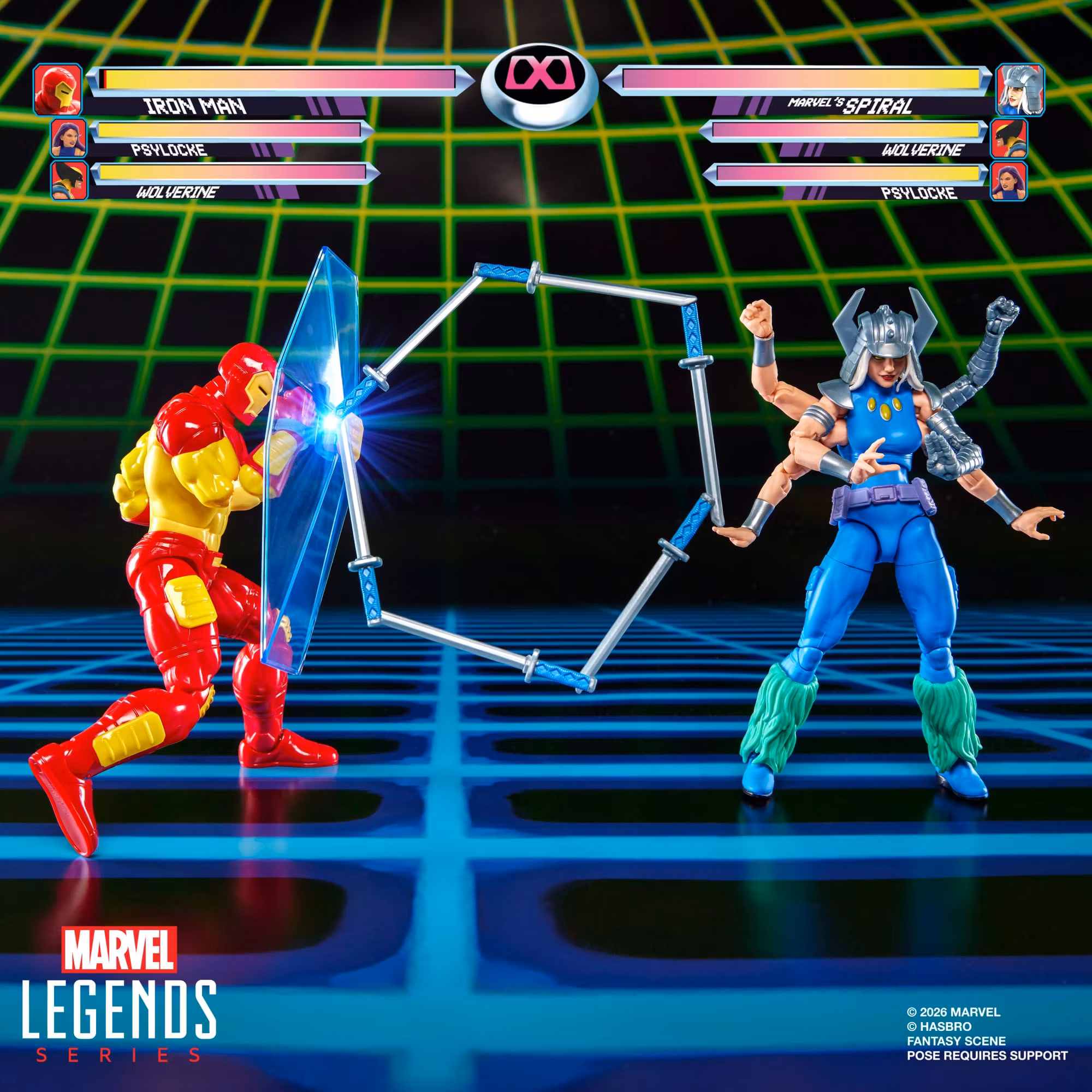 Marvel Legends Gamerverse Iron Man & Marvel's Spiral Action Figure Two-Pack