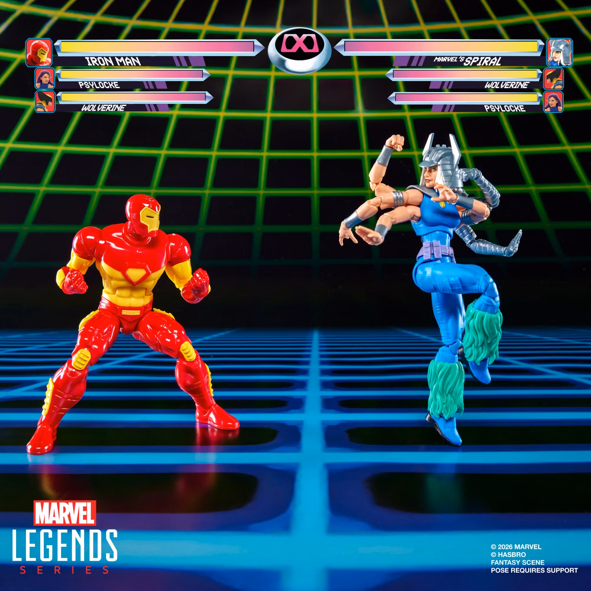 Marvel Legends Gamerverse Iron Man & Marvel's Spiral Action Figure Two-Pack