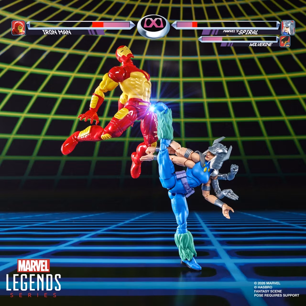 Marvel Legends Gamerverse Iron Man & Marvel's Spiral Action Figure Two-Pack