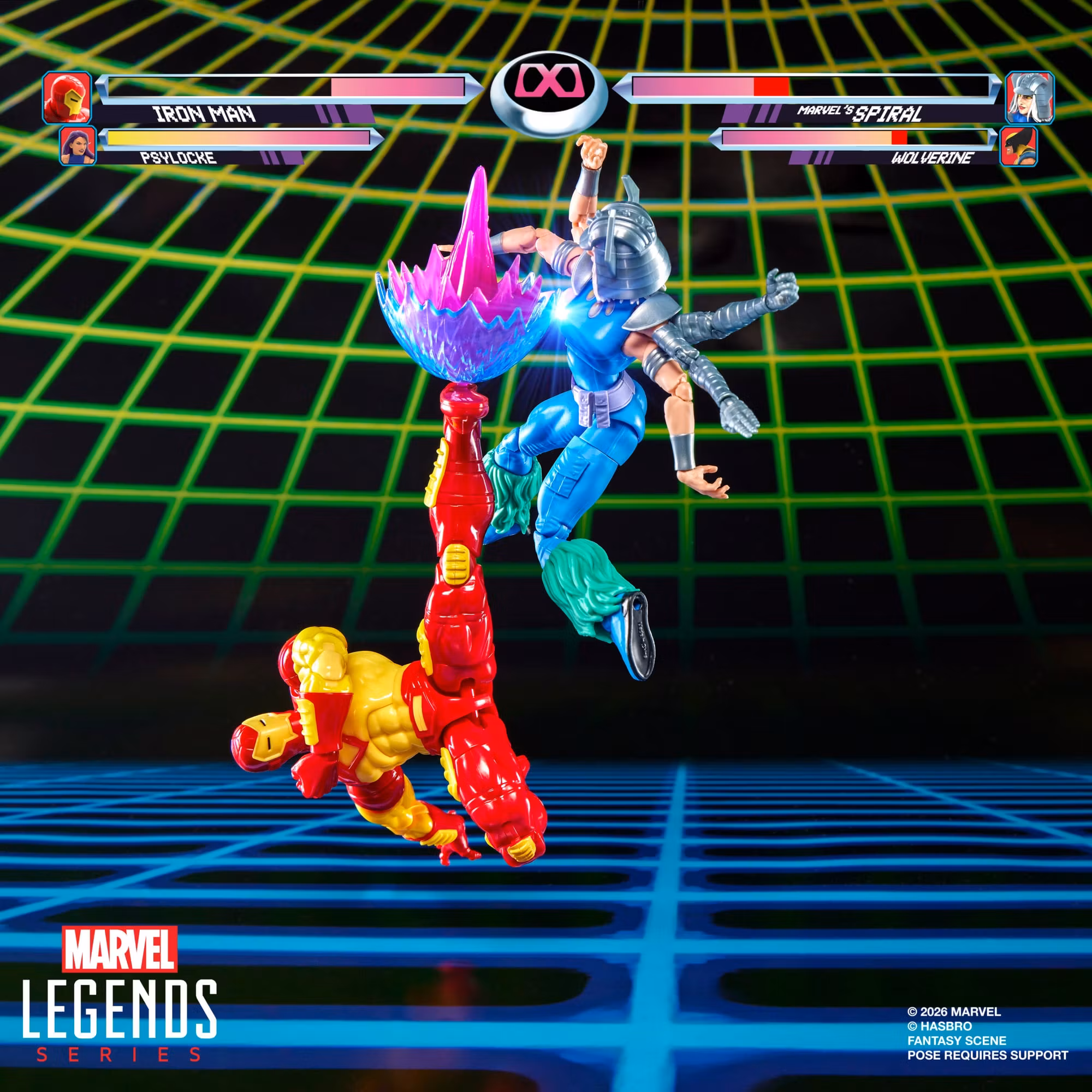 Marvel Legends Gamerverse Iron Man & Marvel's Spiral Action Figure Two-Pack