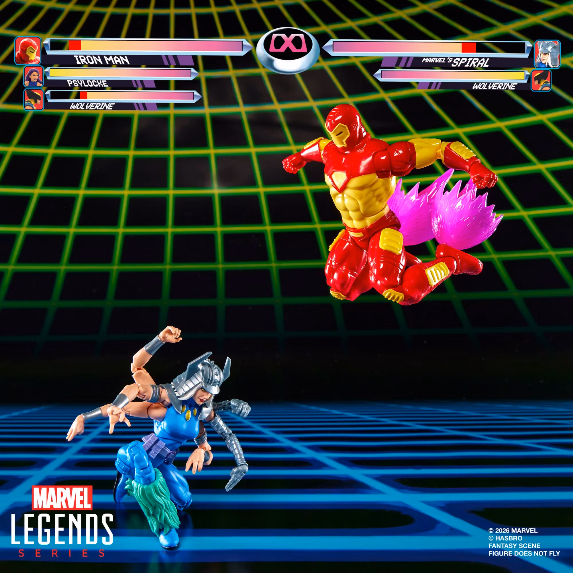 Marvel Legends Gamerverse Iron Man & Marvel's Spiral Action Figure Two-Pack