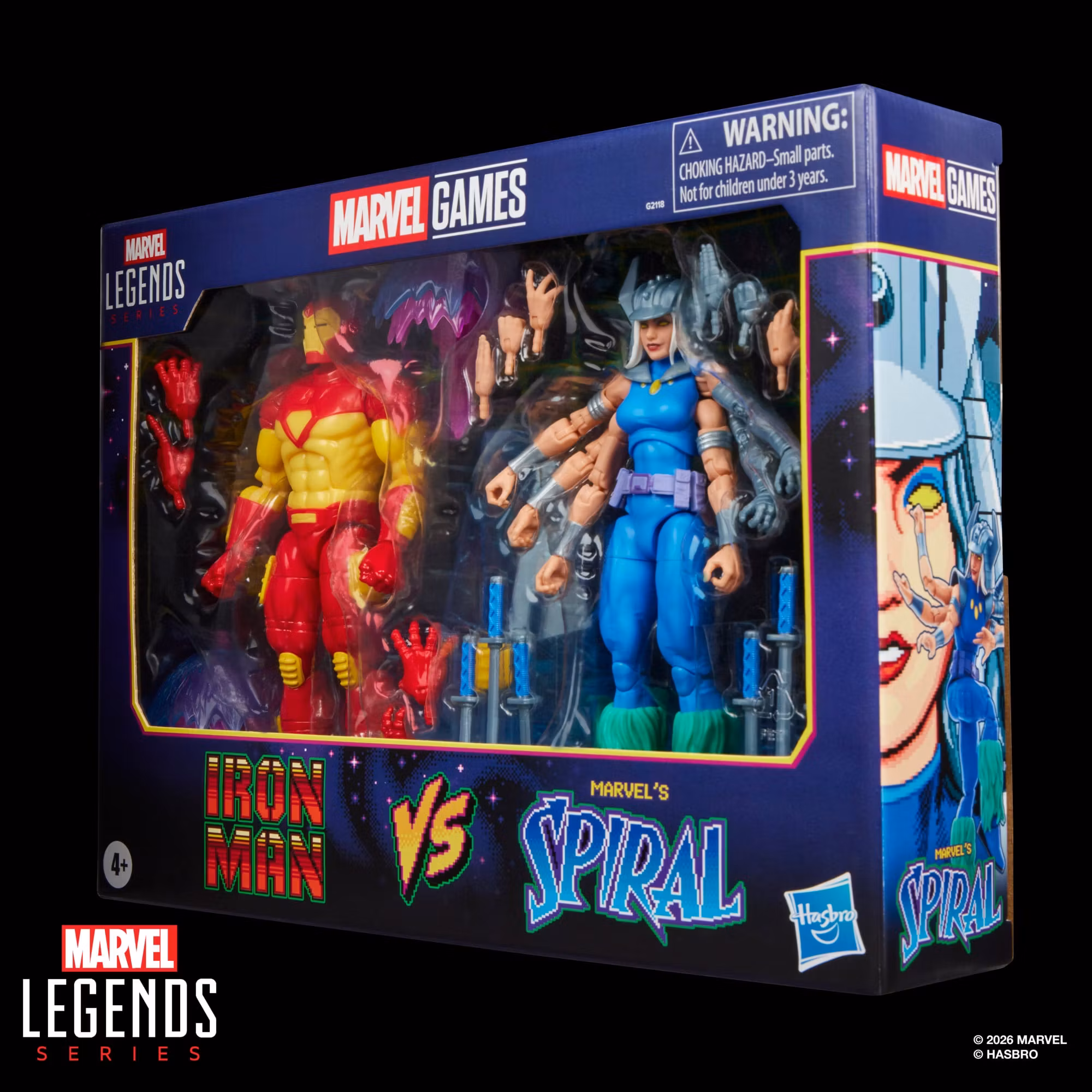 Marvel Legends Gamerverse Iron Man & Marvel's Spiral Action Figure Two-Pack