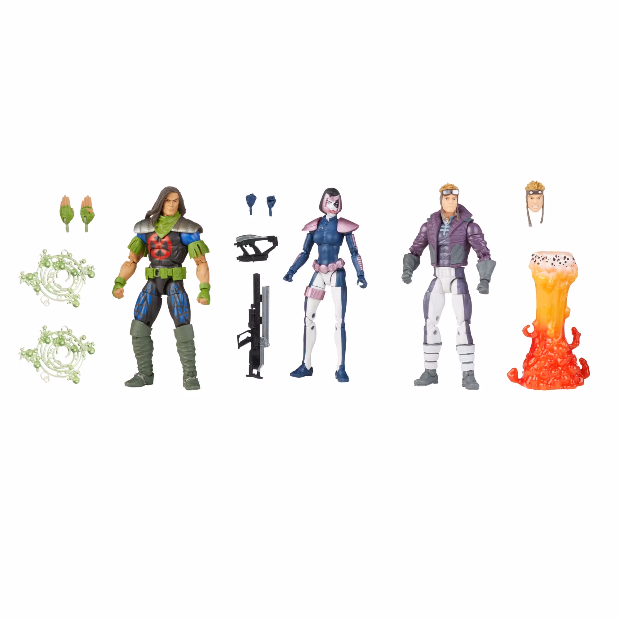 X-Force Marvel Legends Marvel's Domino, Rictor and Marvel's Cannonball Action Figure Multipack