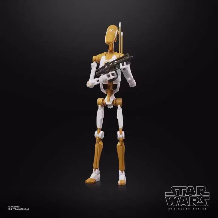 Star Wars: Battlefront II Black Series Phase I Assault Trooper & Battle Droid Officer Action Figure Two-Pack
