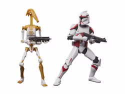 Star Wars: Battlefront II Black Series Phase I Assault Trooper & Battle Droid Officer Action Figure Two-Pack