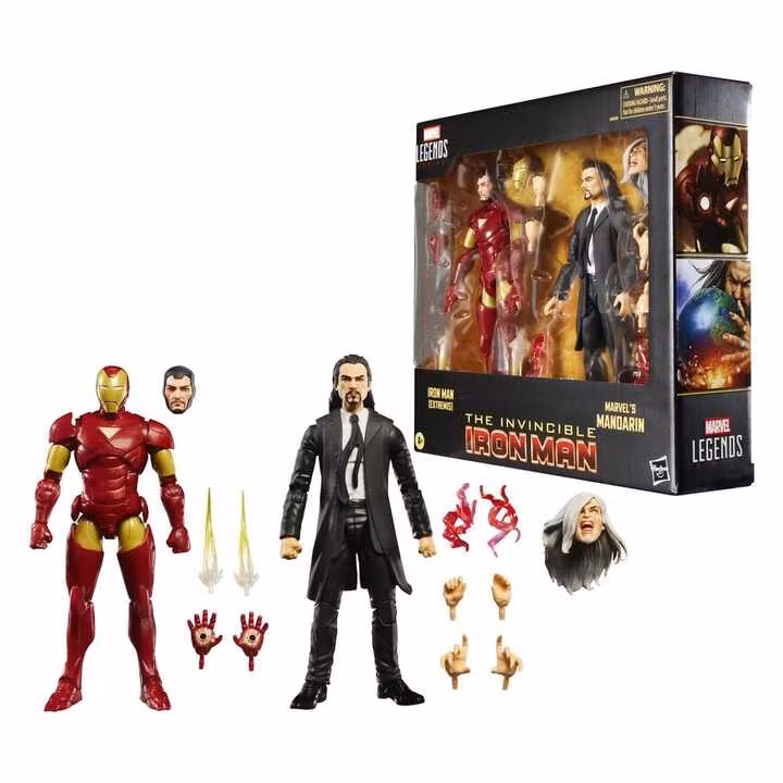 Marvel Legends Iron Man (Extremis) & Marvel's Mandarin Action Figure Two-Pack