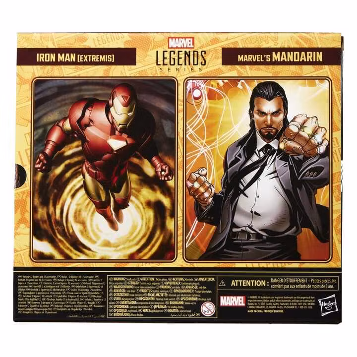 Marvel Legends Iron Man (Extremis) & Marvel's Mandarin Action Figure Two-Pack