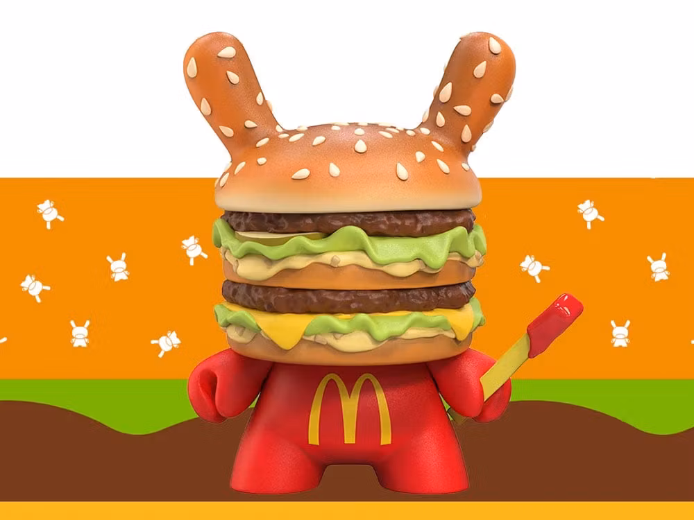McDonald's Big Mac Dunny 8" Vinyl Art Figure