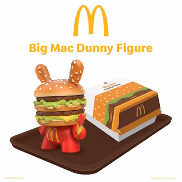 McDonald's Big Mac Dunny 8" Vinyl Art Figure