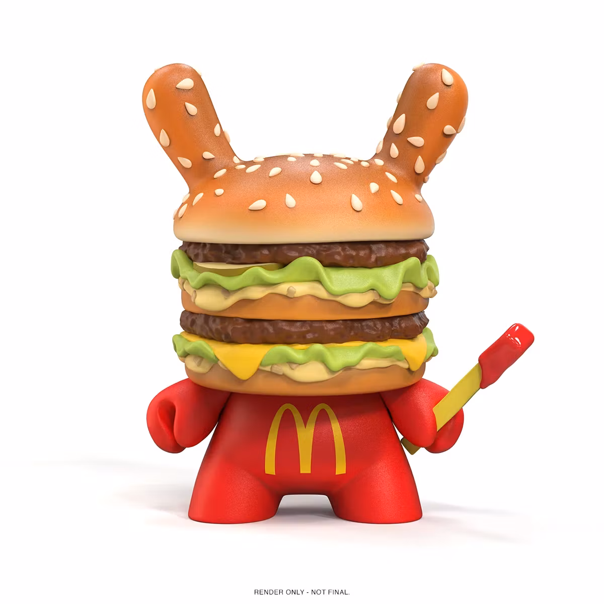 McDonald's Big Mac Dunny 8" Vinyl Art Figure