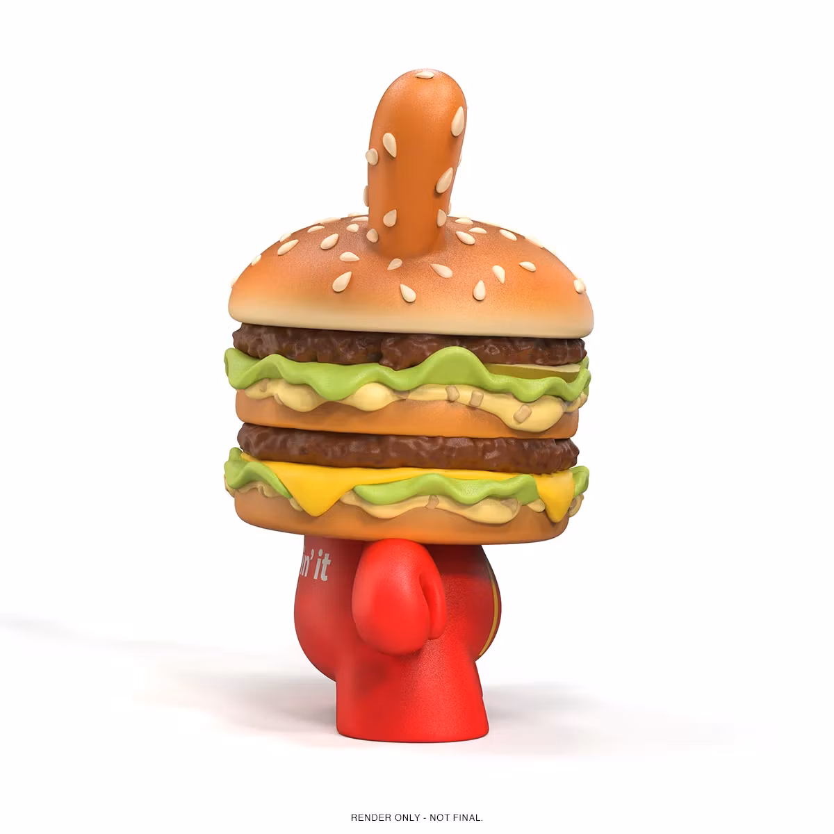 McDonald's Big Mac Dunny 8" Vinyl Art Figure