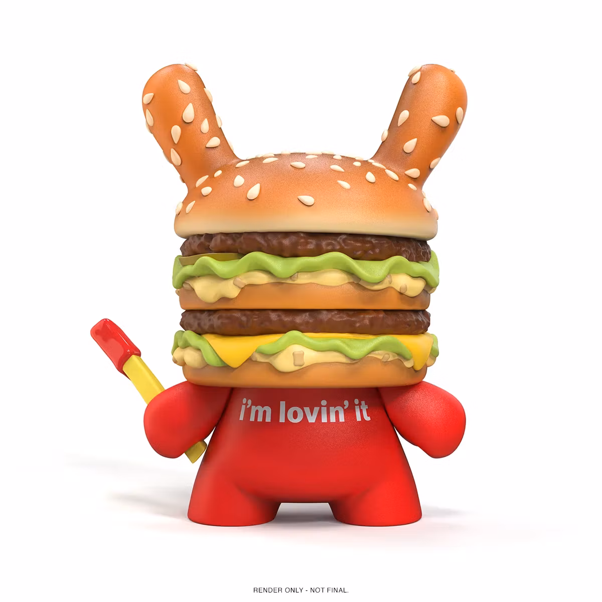 McDonald's Big Mac Dunny 8" Vinyl Art Figure