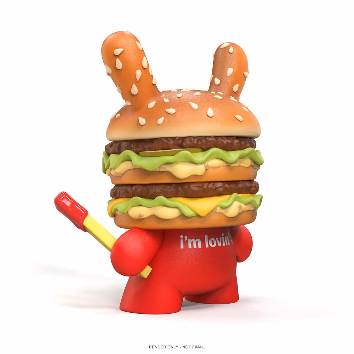 McDonald's Big Mac Dunny 8" Vinyl Art Figure