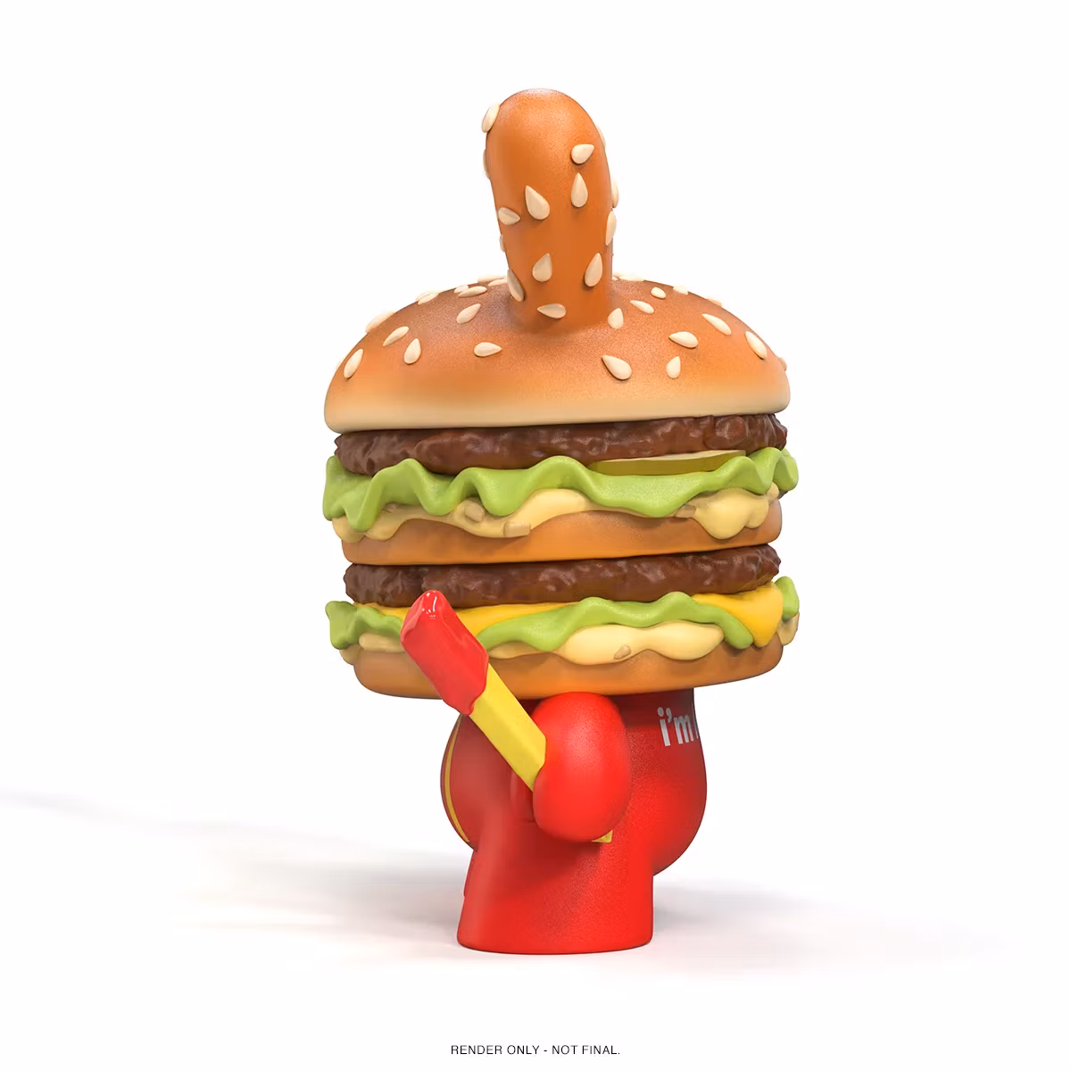 McDonald's Big Mac Dunny 8" Vinyl Art Figure