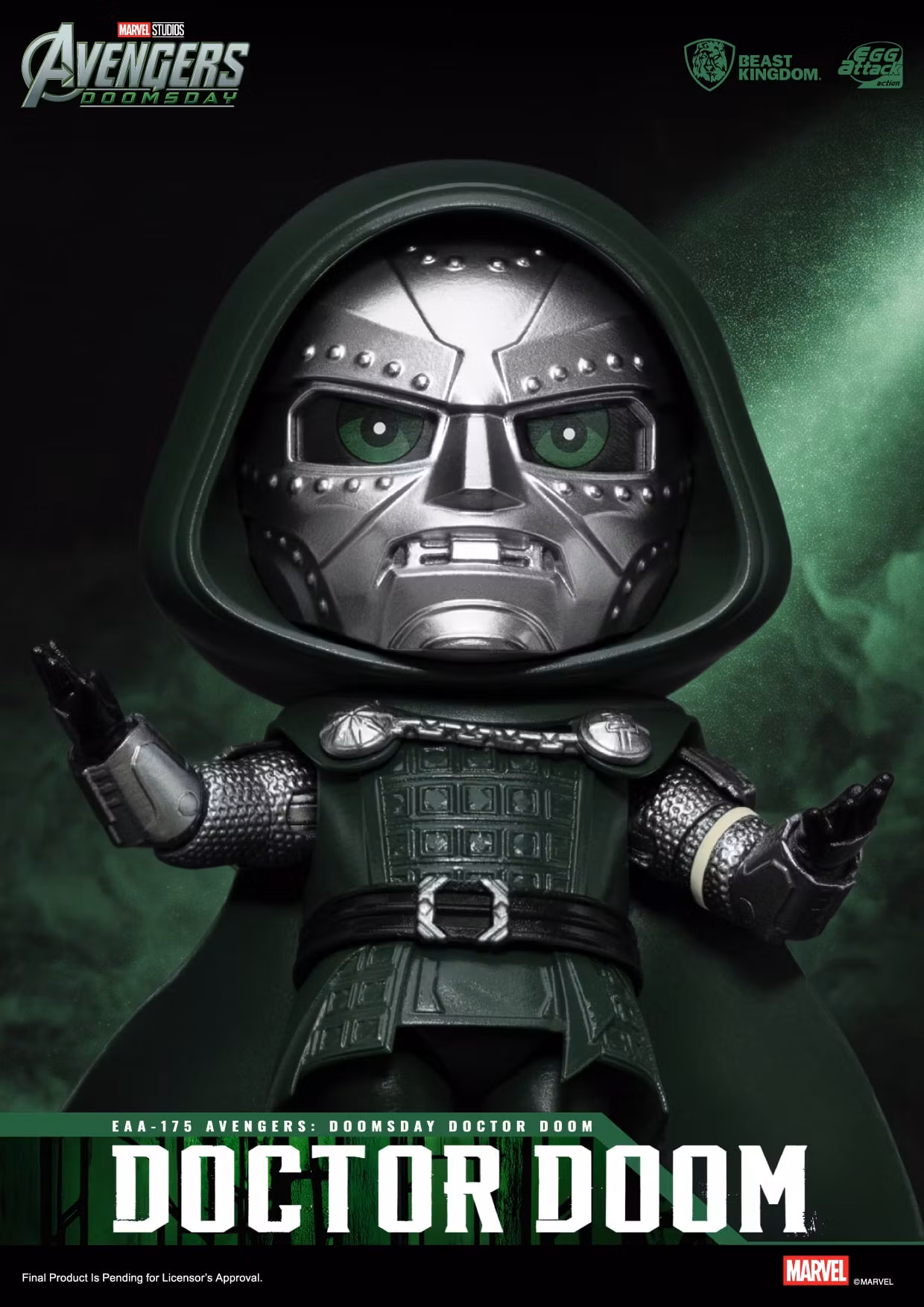 Avengers: Doomsday Egg Attack Action EAA-175 Doctor Doom Action Figure