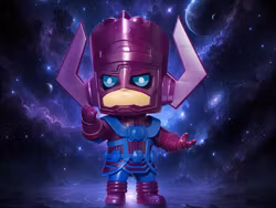 Marvel Comics Egg Attack Action EAA-177 Galactus Action Figure