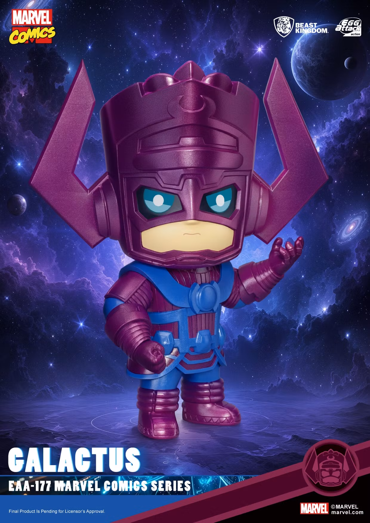Marvel Comics Egg Attack Action EAA-177 Galactus Action Figure