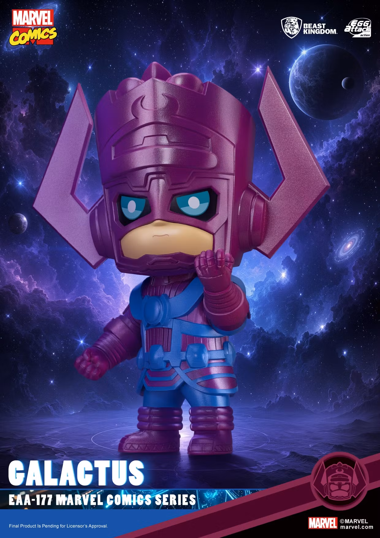 Marvel Comics Egg Attack Action EAA-177 Galactus Action Figure