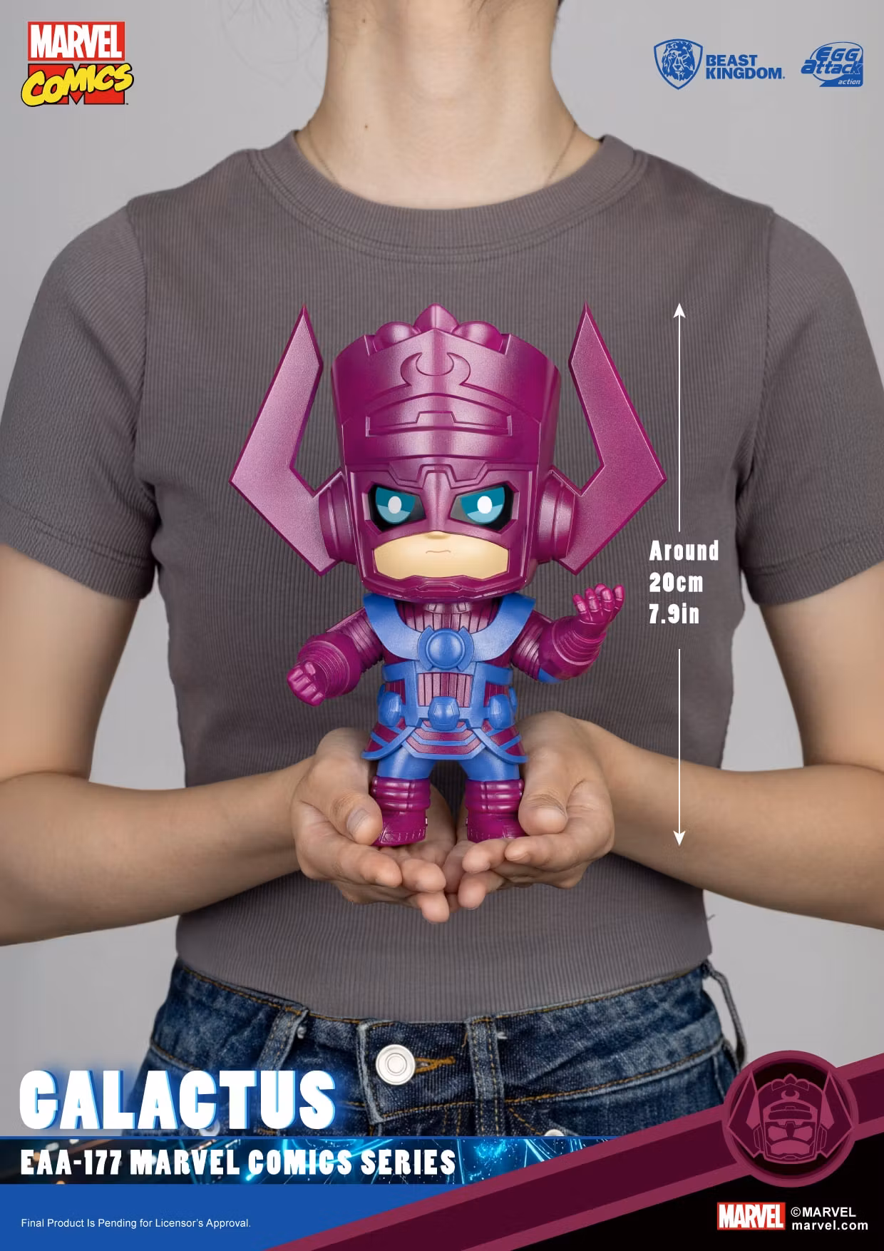 Marvel Comics Egg Attack Action EAA-177 Galactus Action Figure