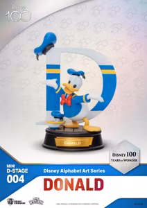 Disney 100 Years of Wonder Mini D-Stage MDS-004 Disney Alphabet Art Letters Box of 6 Random Figurines