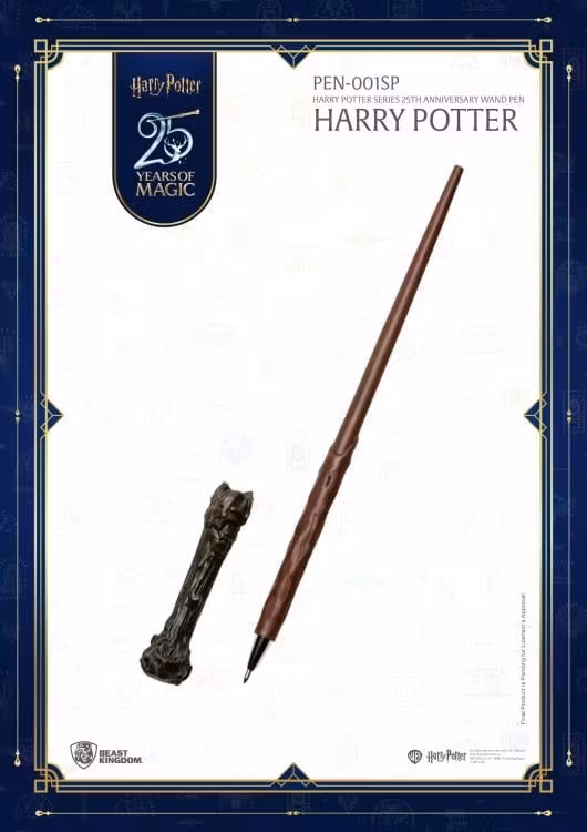 Harry Potter 25th Anniversary Box of 6 Random Wand Pens