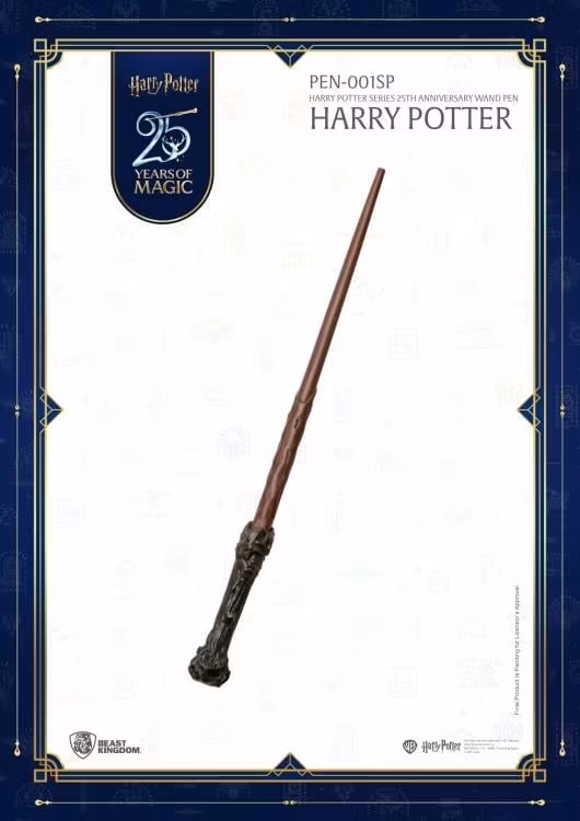 Harry Potter 25th Anniversary Box of 6 Random Wand Pens