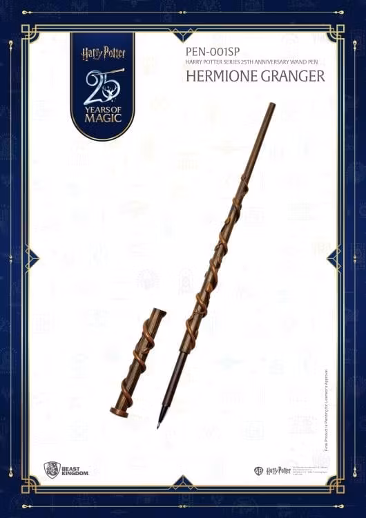 Harry Potter 25th Anniversary Box of 6 Random Wand Pens