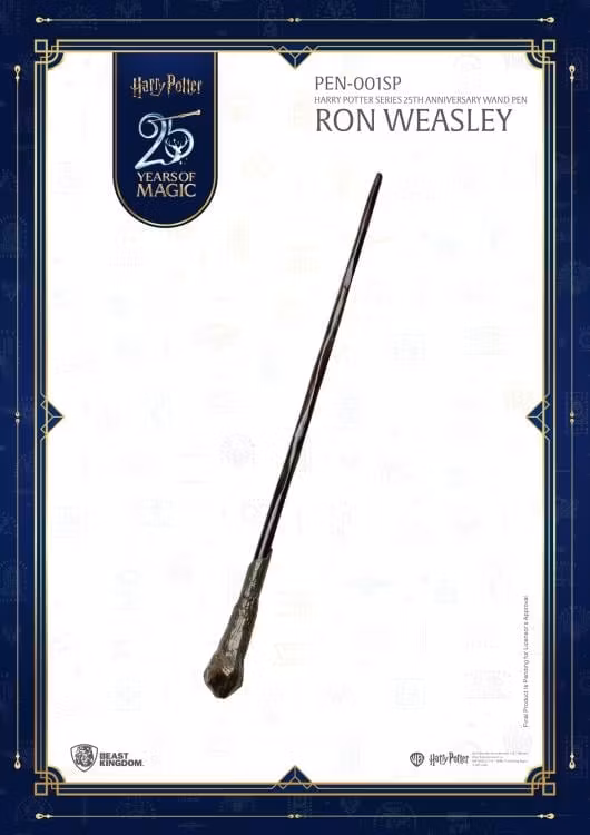 Harry Potter 25th Anniversary Box of 6 Random Wand Pens