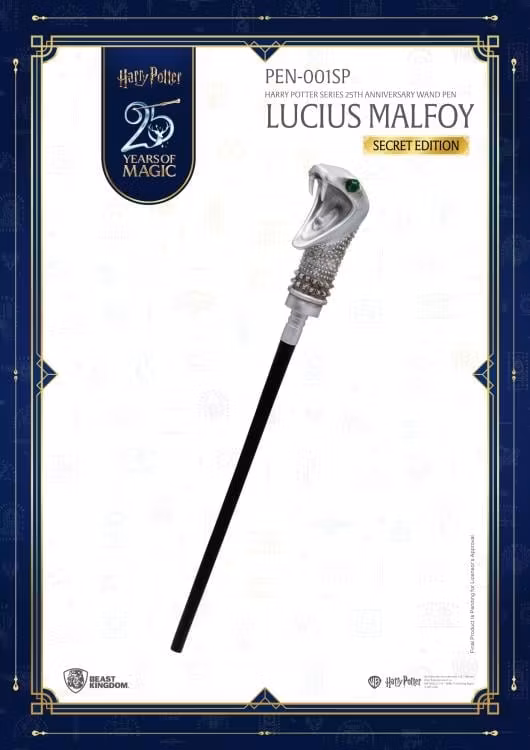 Harry Potter 25th Anniversary Box of 6 Random Wand Pens