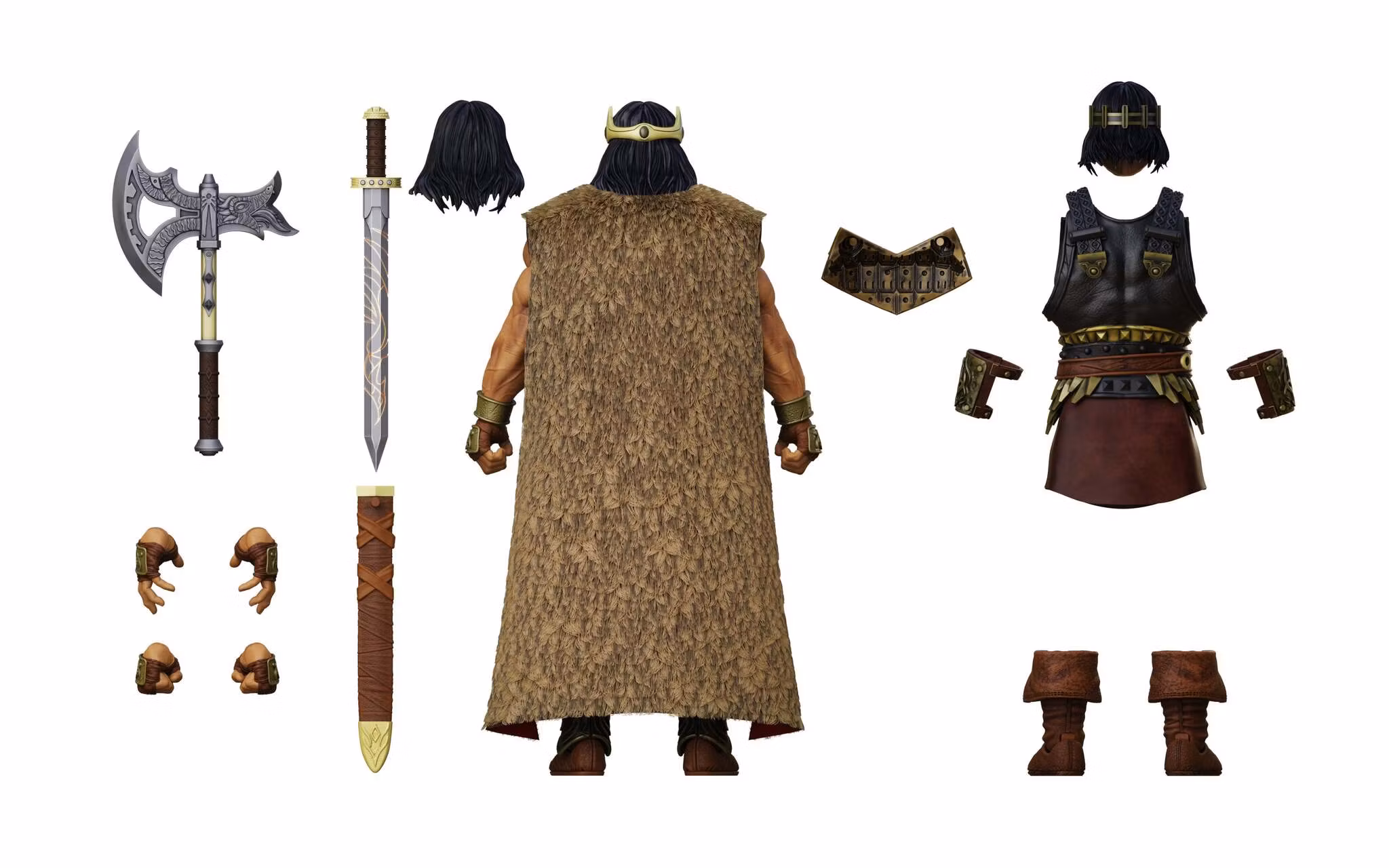 Conan the Barbarian Epic H.A.C.K.S. King Conan: Ruler of Aquilonia 1/12 Scale Action Figure