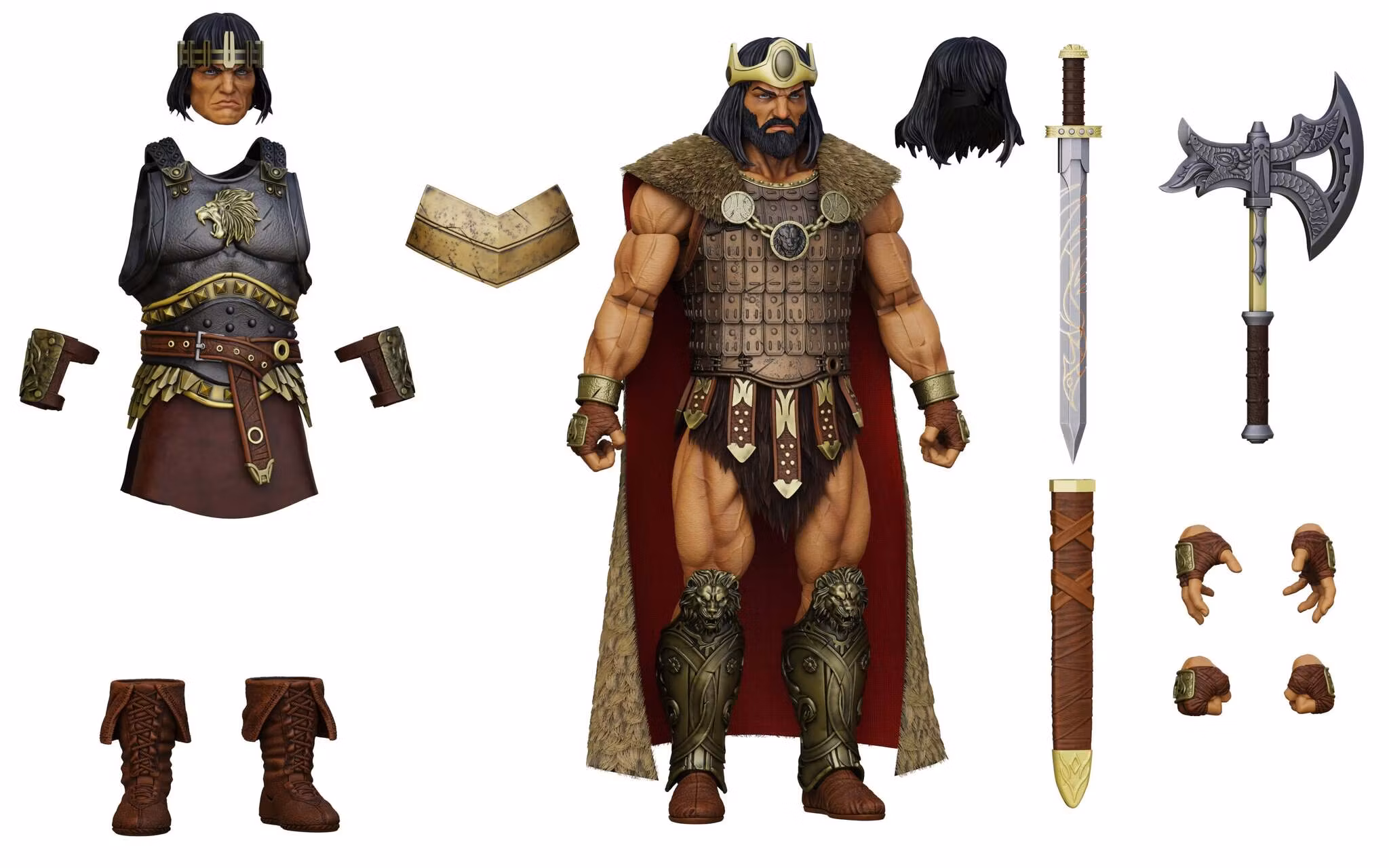 Conan the Barbarian Epic H.A.C.K.S. King Conan: Ruler of Aquilonia 1/12 Scale Action Figure