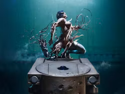 Ghost in the Shell Ultimate Premium Masterline Motoko Kusanagi vs Arachnida 1/4 Scale Statue
