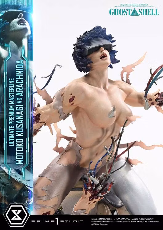 Ghost in the Shell Ultimate Premium Masterline Motoko Kusanagi vs Arachnida 1/4 Scale Statue