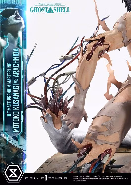 Ghost in the Shell Ultimate Premium Masterline Motoko Kusanagi vs Arachnida 1/4 Scale Statue