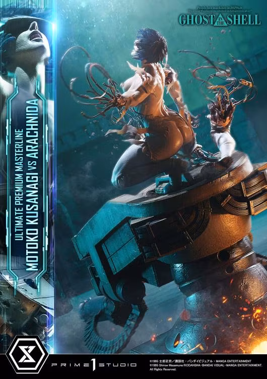 Ghost in the Shell Ultimate Premium Masterline Motoko Kusanagi vs Arachnida 1/4 Scale Statue