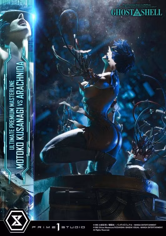 Ghost in the Shell Ultimate Premium Masterline Motoko Kusanagi vs Arachnida 1/4 Scale Statue