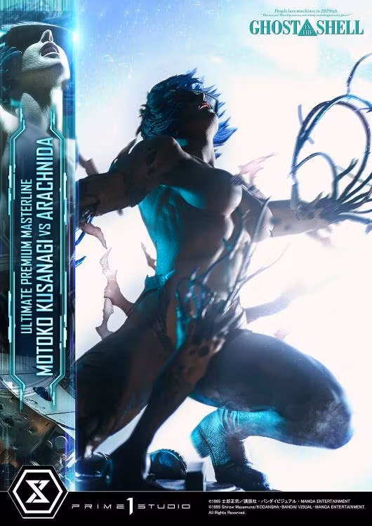 Ghost in the Shell Ultimate Premium Masterline Motoko Kusanagi vs Arachnida 1/4 Scale Statue