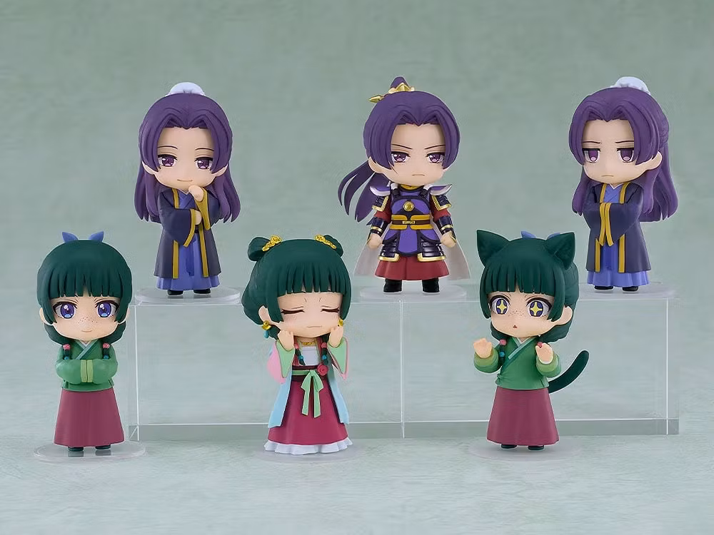 The Apothecary Diaries Nendoroid Surprise Maomao & Jinshi Collection Boxed Set of 6 Figures with Random Accessories