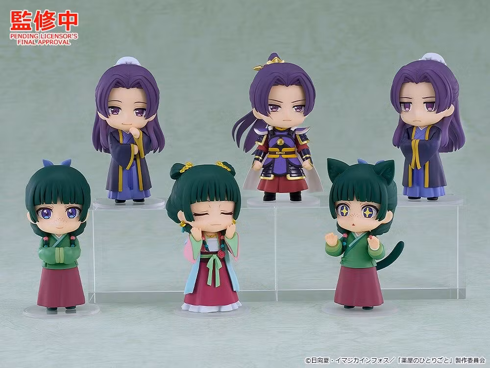 The Apothecary Diaries Nendoroid Surprise Maomao & Jinshi Collection Boxed Set of 6 Figures with Random Accessories