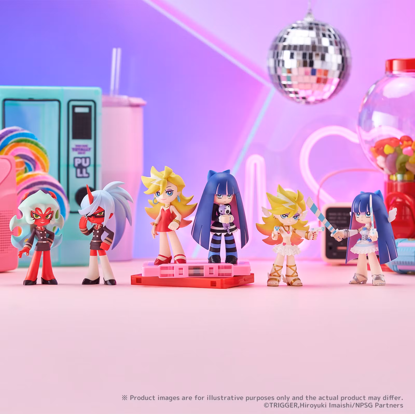New Panty & Stocking with Garterbelt PalVerse Box of 6 Figures