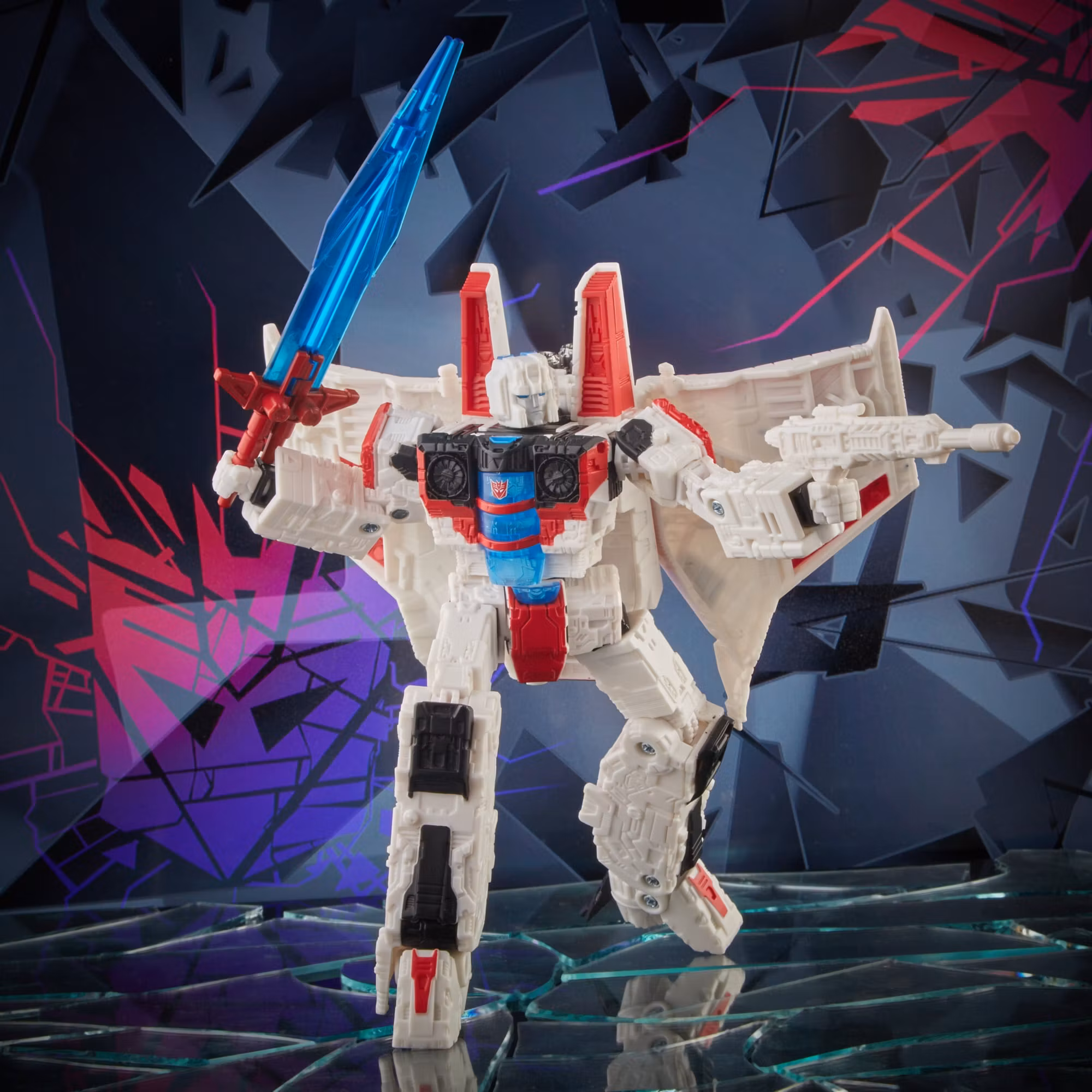 Transformers Shattered Glass Collection Voyager Class Starscream Action Figure