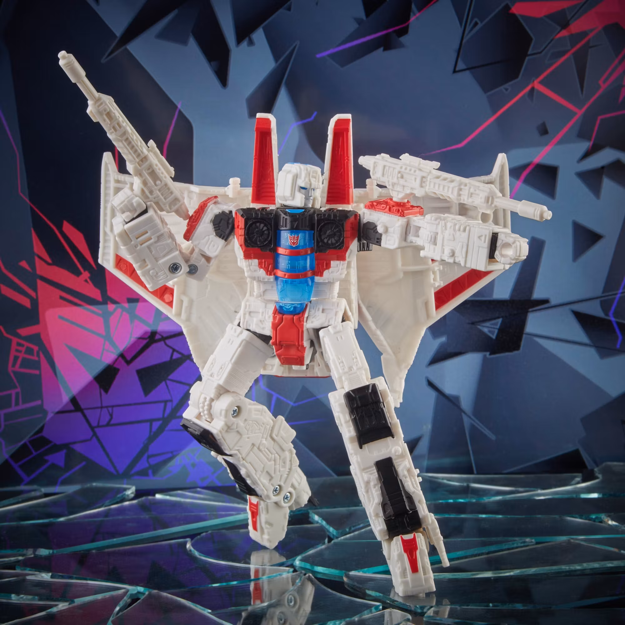 Transformers Shattered Glass Collection Voyager Class Starscream Action Figure