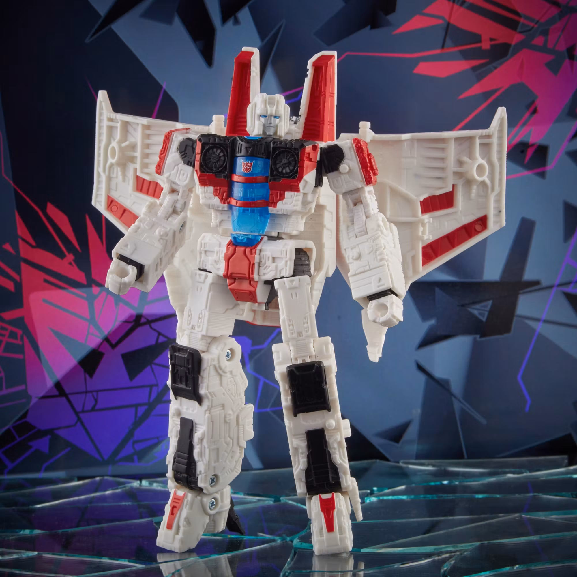 Transformers Shattered Glass Collection Voyager Class Starscream Action Figure