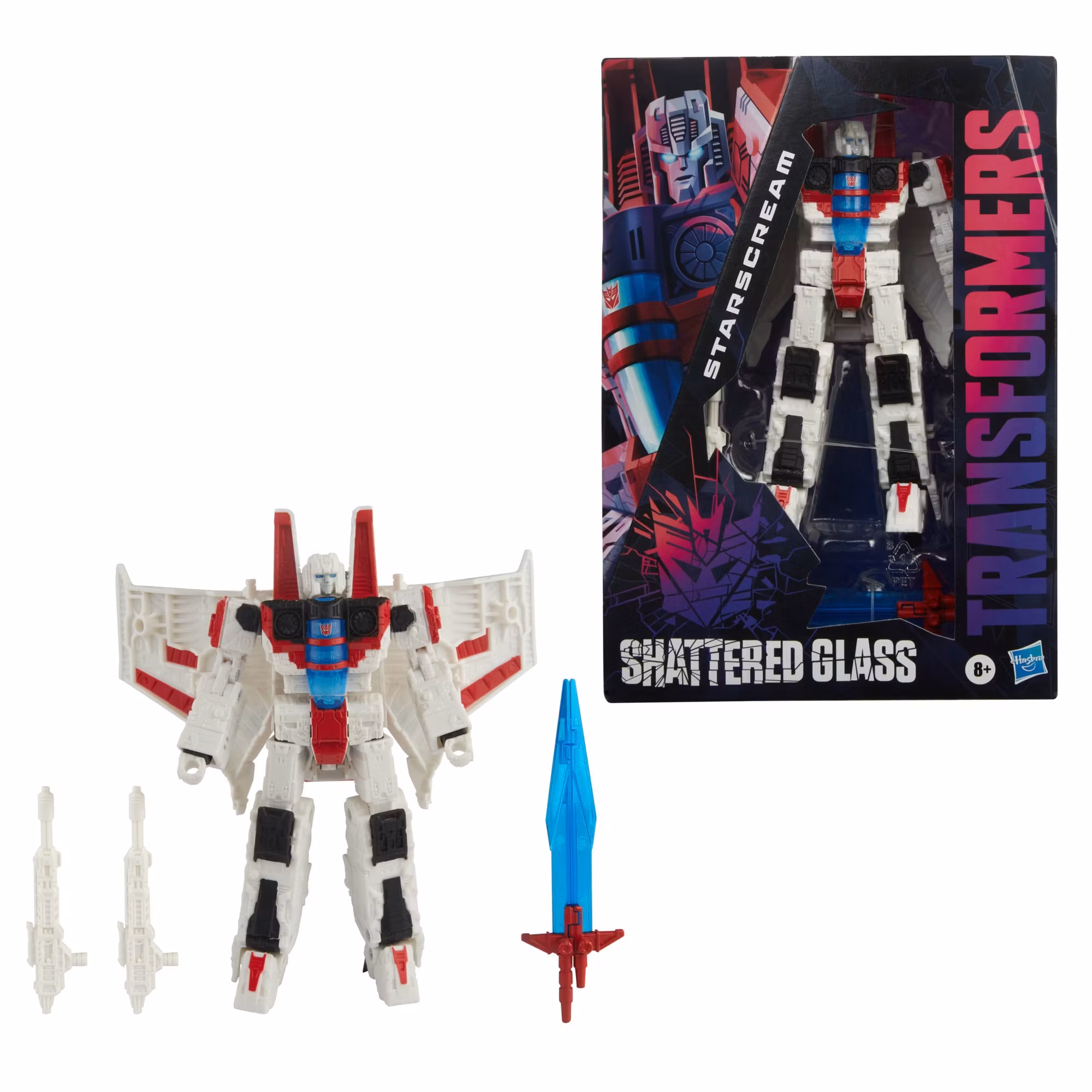 Transformers Shattered Glass Collection Voyager Class Starscream Action Figure