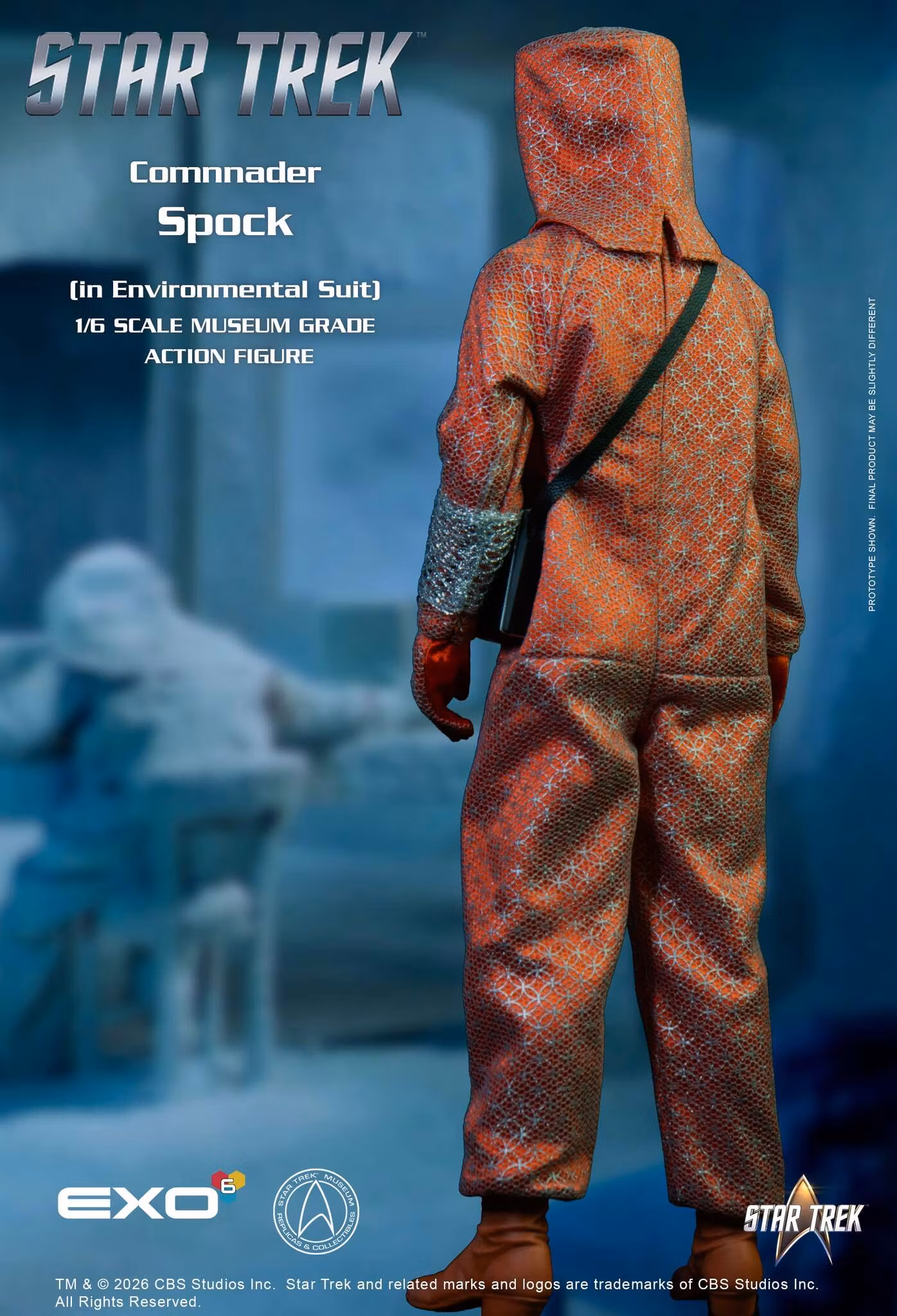 Star Trek: The Original Series Lt. Commander Spock (Environmental Suit) 1/6 Scale Action Figure